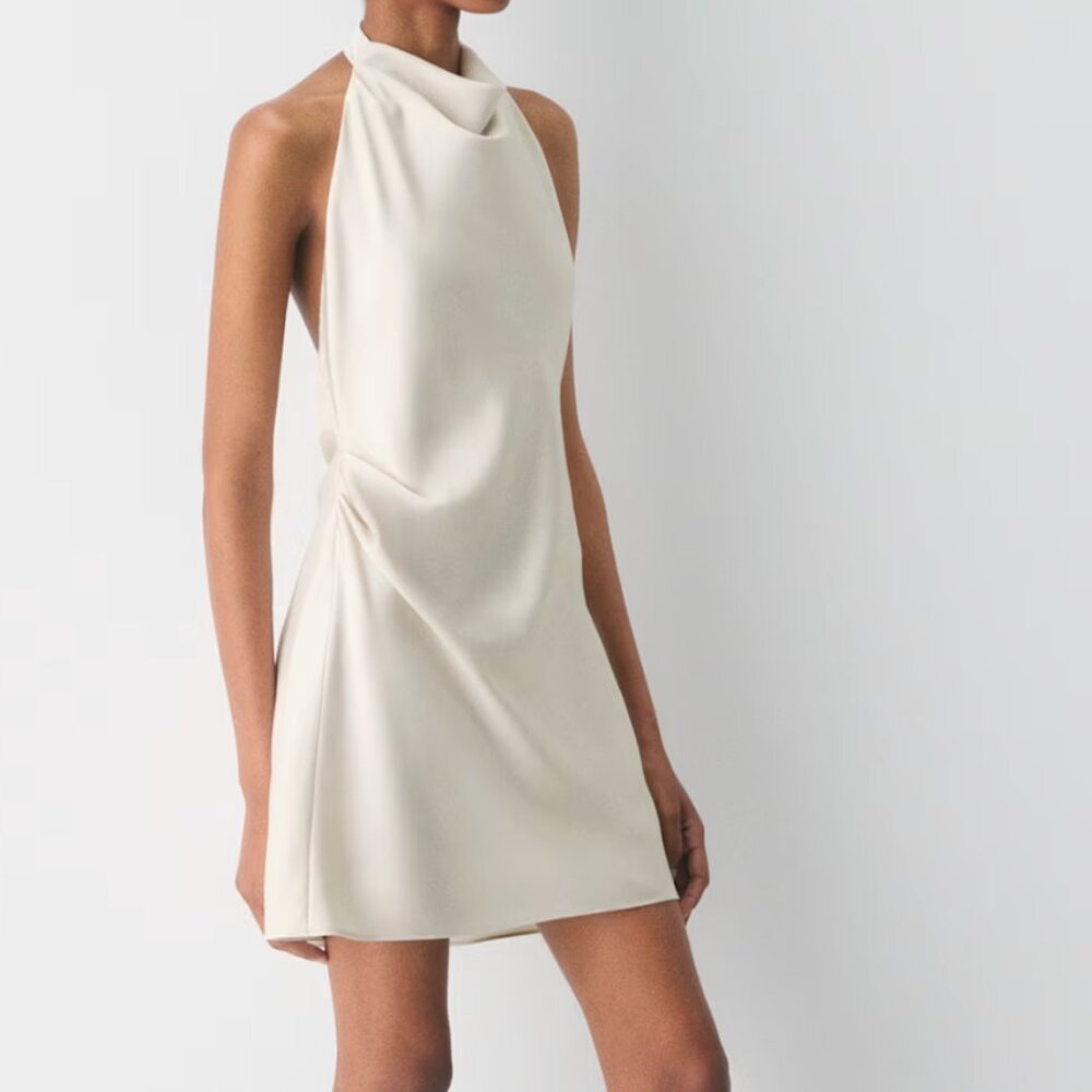 Aritzia Audience Satin Mini Dress